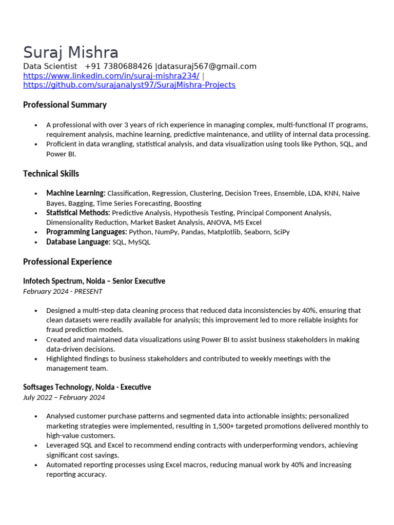 Sample Resume | PDF