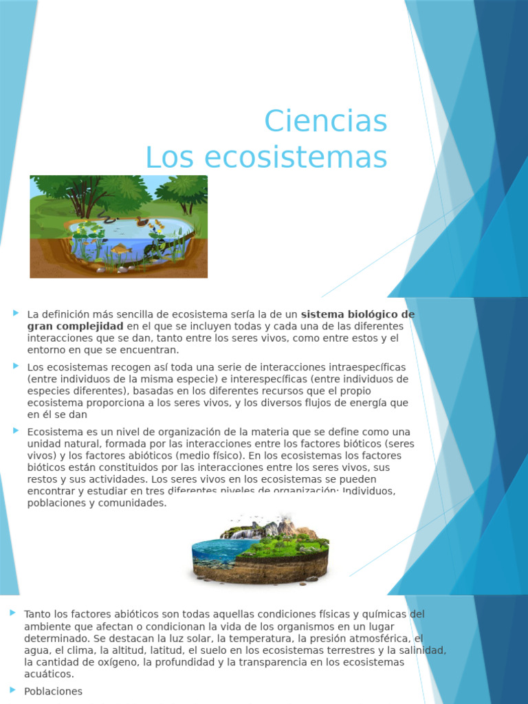 Tipos y características de ecosistemas | PDF | Ecosistema | Contaminación