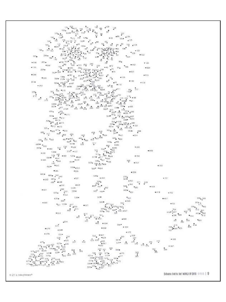 Extreme Dot To Dot Free Printable