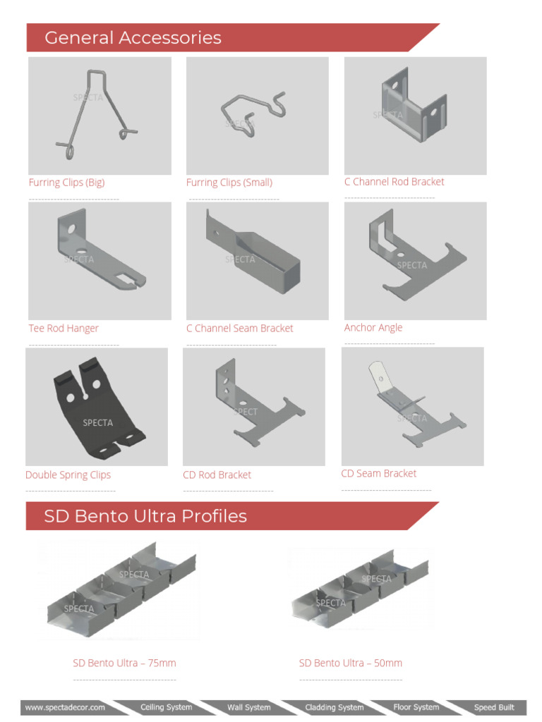 Specta Decor Product Overview | PDF | Building Materials | Technology ...