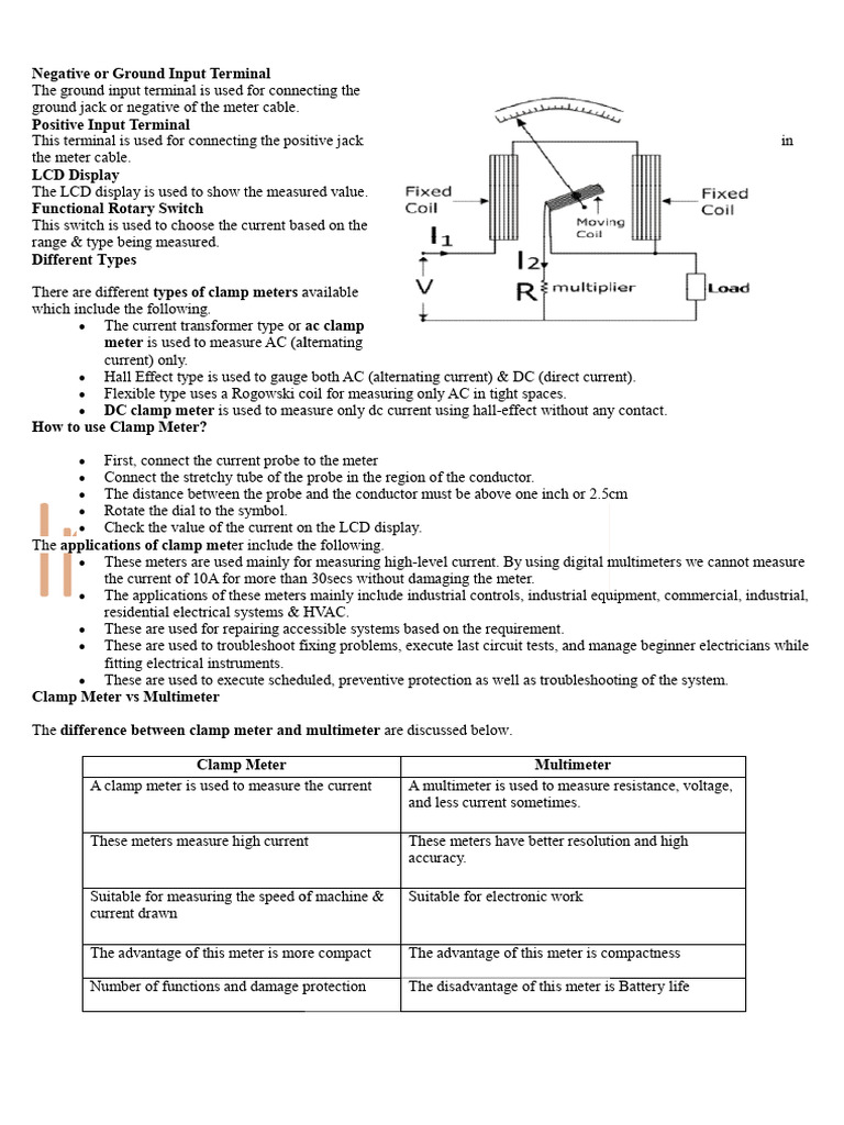 Electrical & Electronics Measurement | PDF | Inductor | Science ...