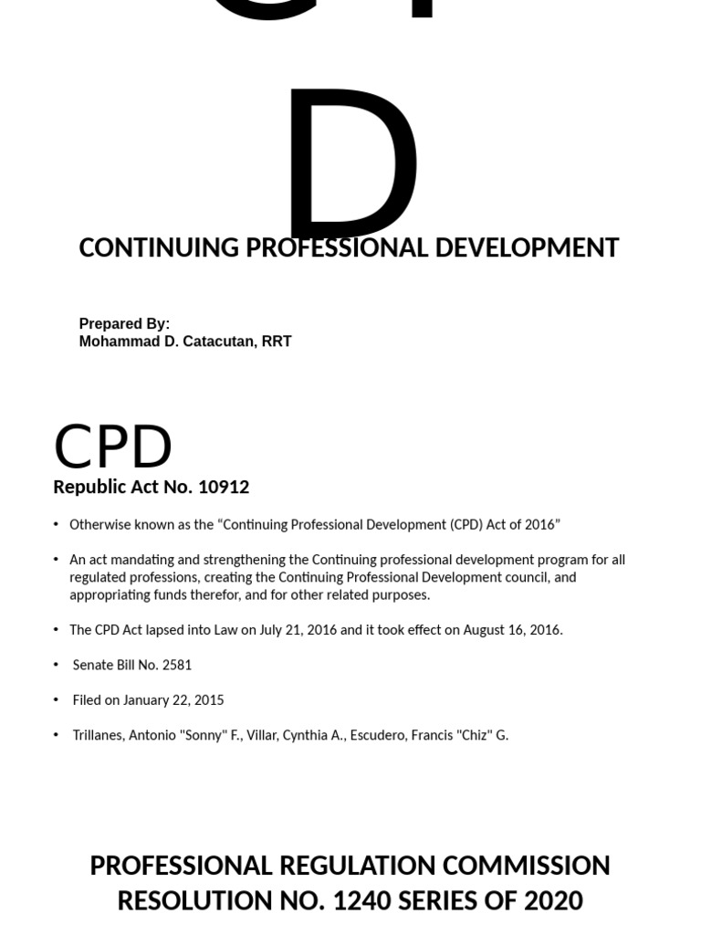 CPD Law | PDF