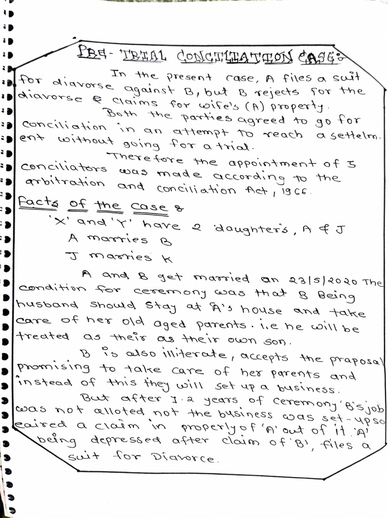 Transfer of Property Notes Hand Written | PDF