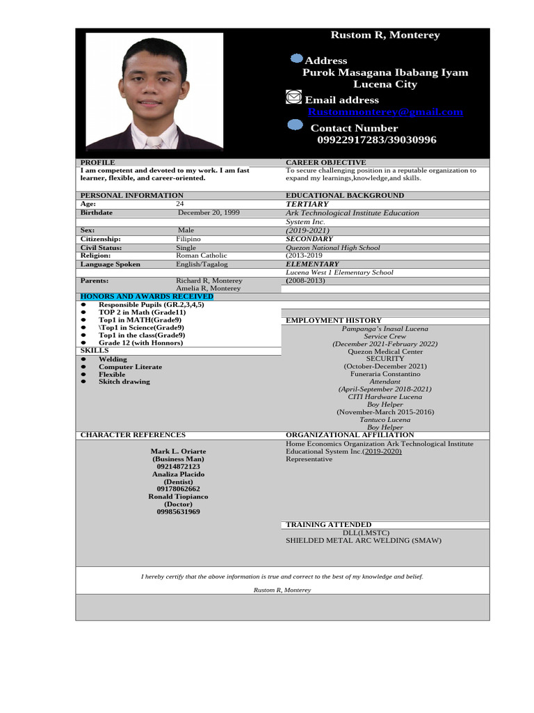 Rustom Resume082 | PDF