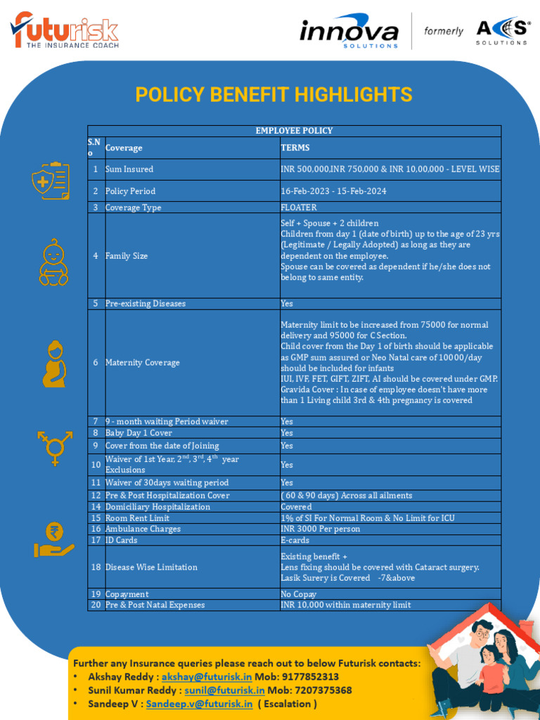 Innova Solutions Group Policy Benefits | PDF
