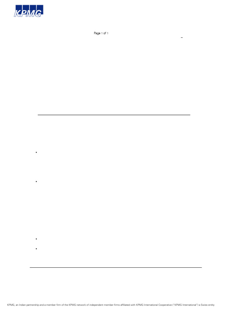 KPMG Consent Form | PDF