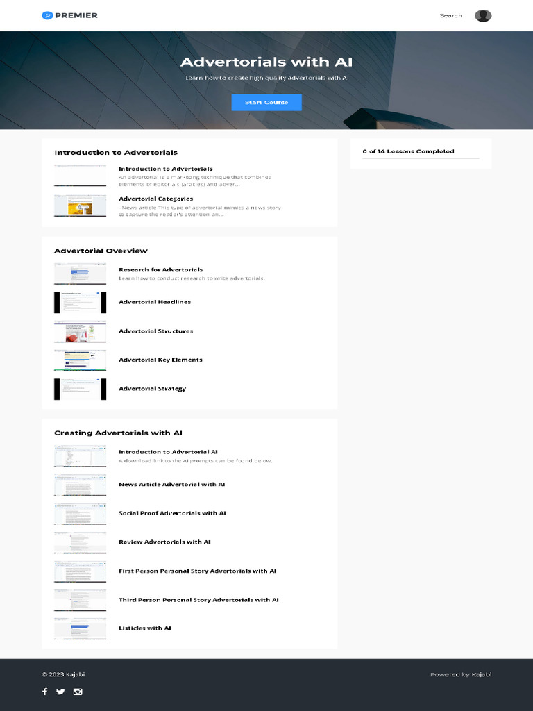 Advertorials With AI | PDF