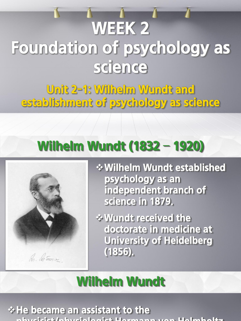 Which Approach to Psychology Did Wilhelm Wundt Endorse-The Birth of Structuralism