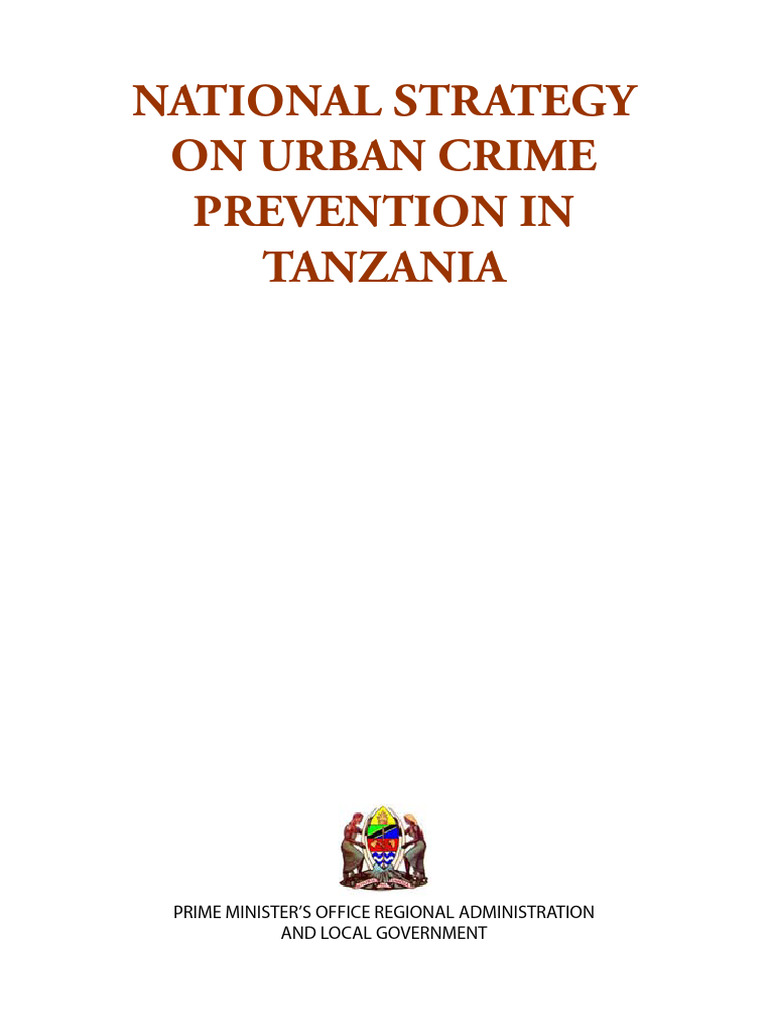 Urban Crime in Tanzania | PDF | Violence | Sustainability