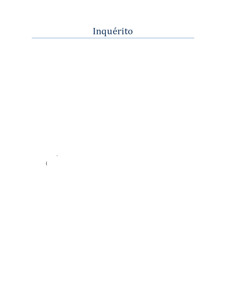Inquérito Karen | PDF