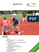 Trainer Info Letter 07 11