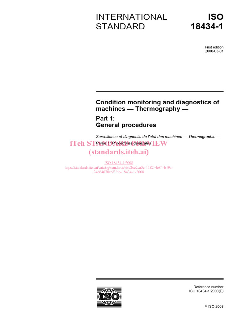 Iso 18434 1 2008 | PDF