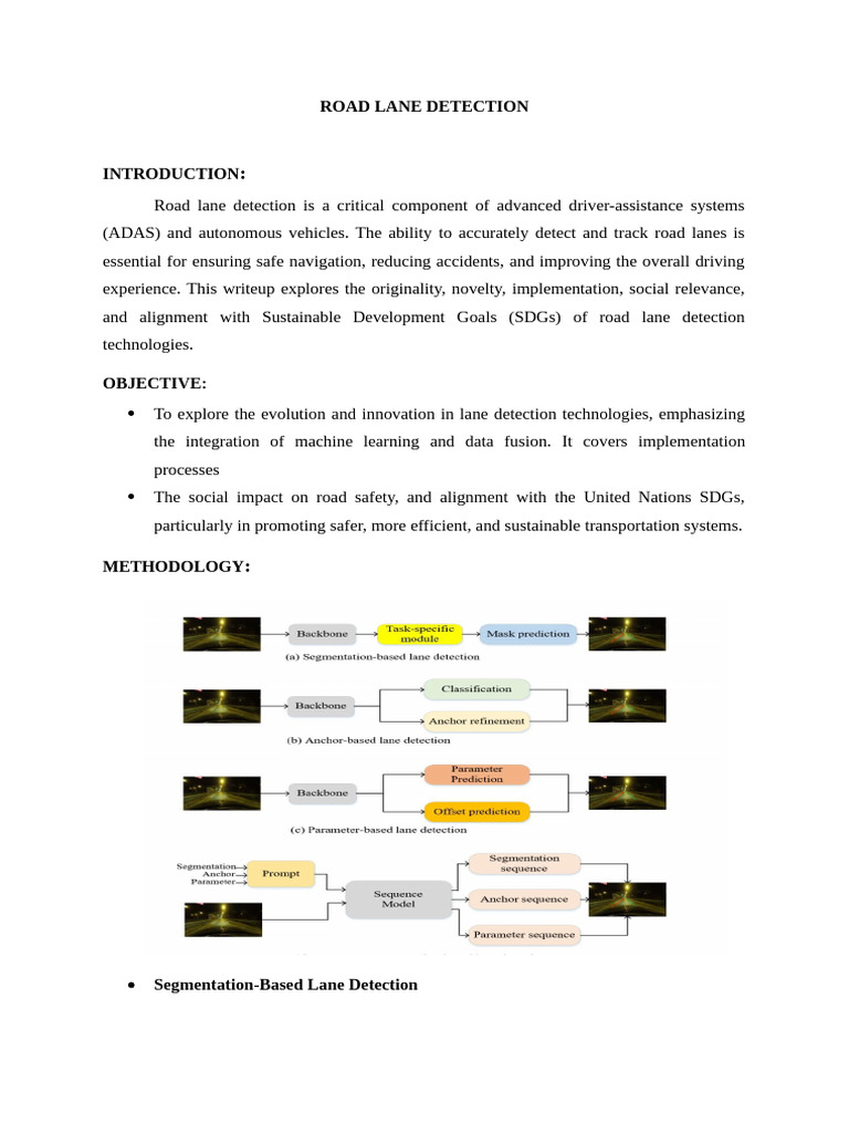Road Lane Detection | PDF