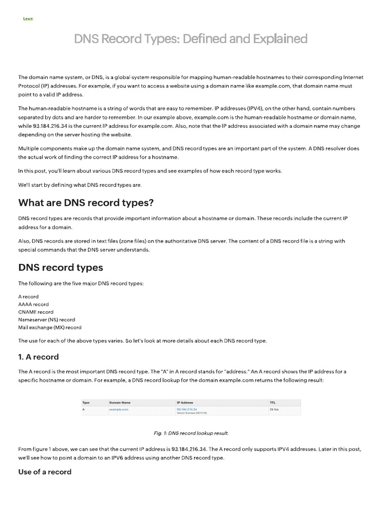 DNS Record Management with Site24x7 | PDF | Technology & Engineering