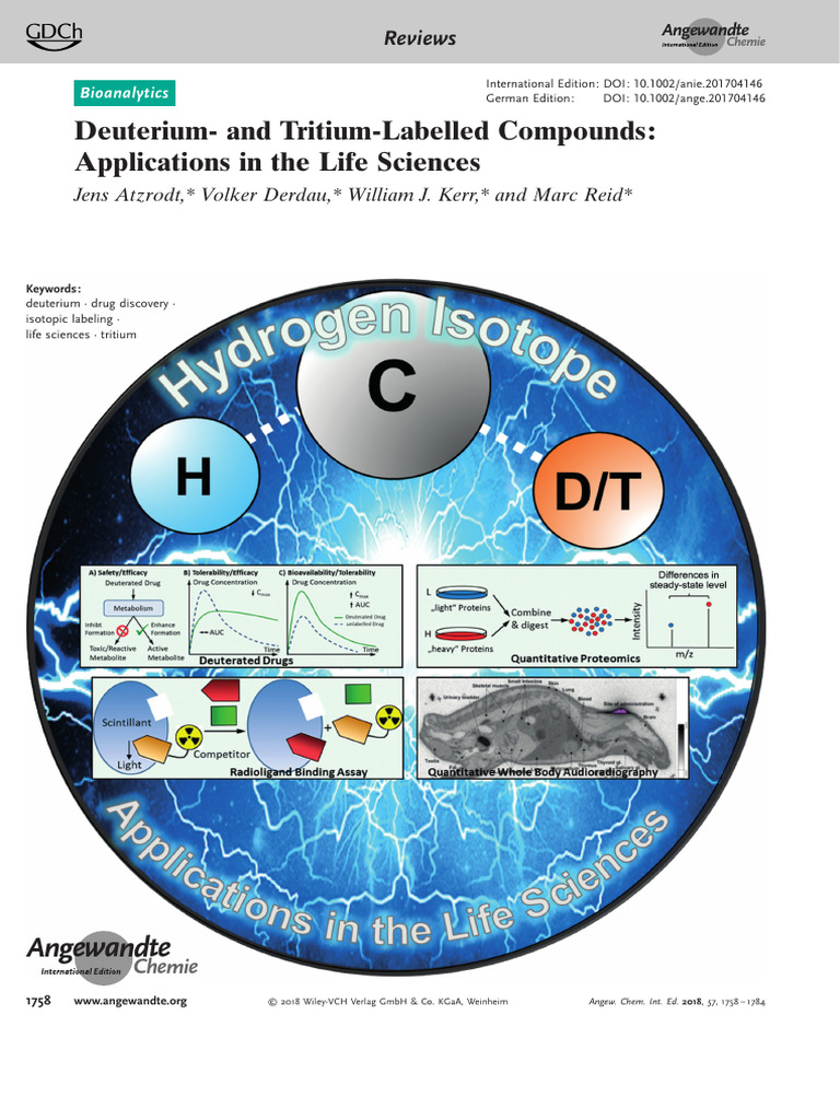 Deuterium - and Tritium-Labelled Compounds - Applications in The Life ...