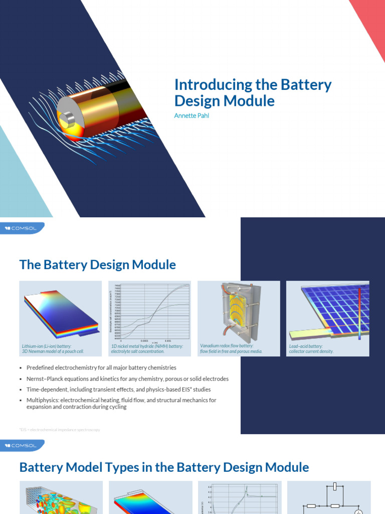 Introducing The Battery Design Module | PDF