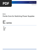 EE Ferrite Core Specifications Guide | PDF | Electrical Engineering ...