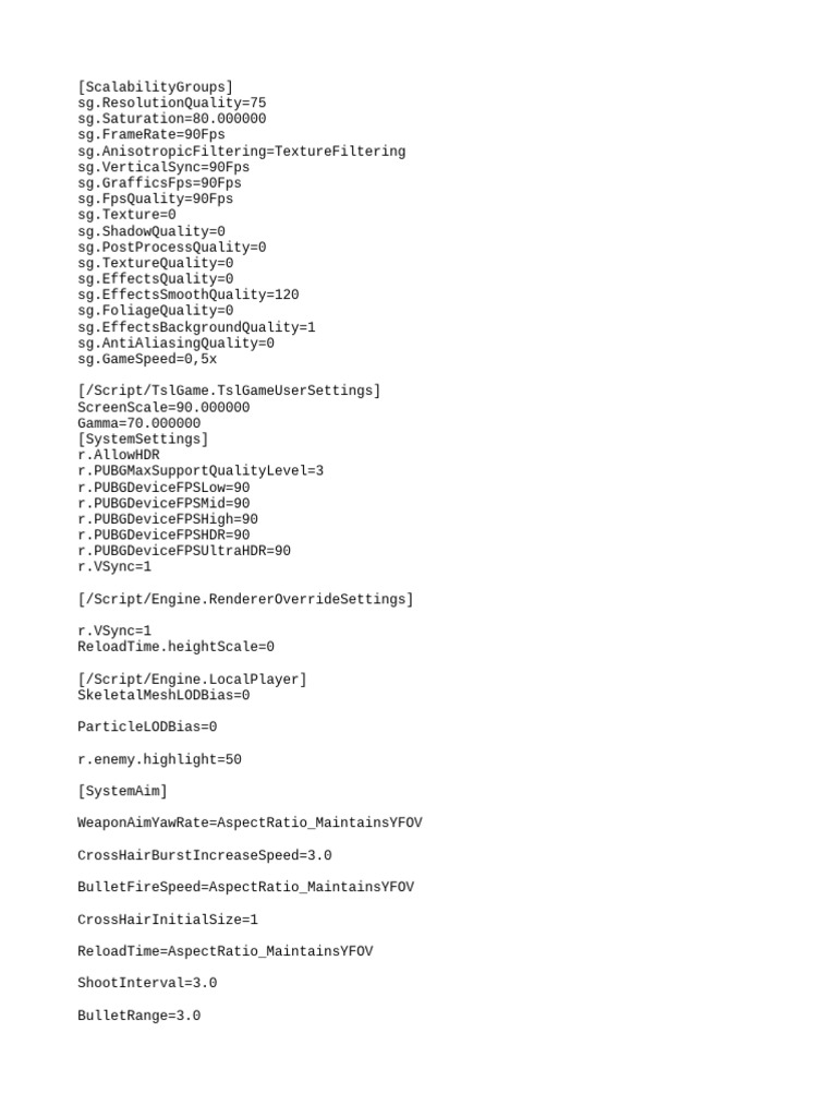 Game user settings pdf