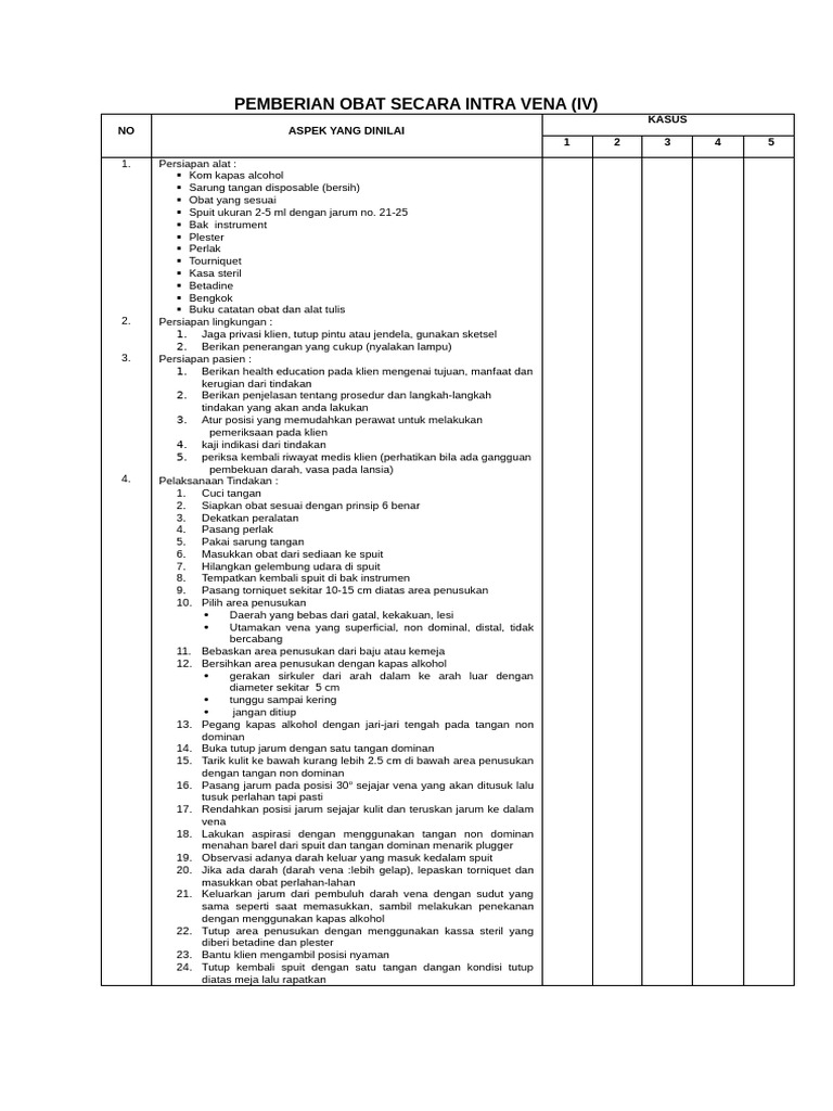 23.lampiran Injeksi IV | PDF