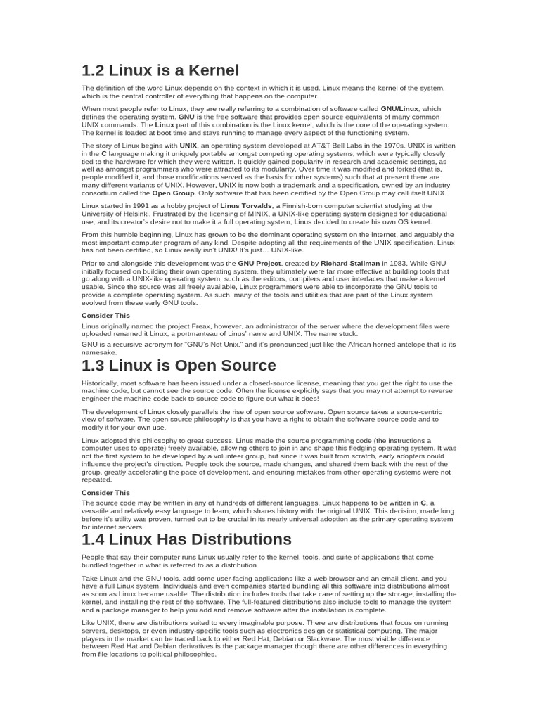 Linux | PDF