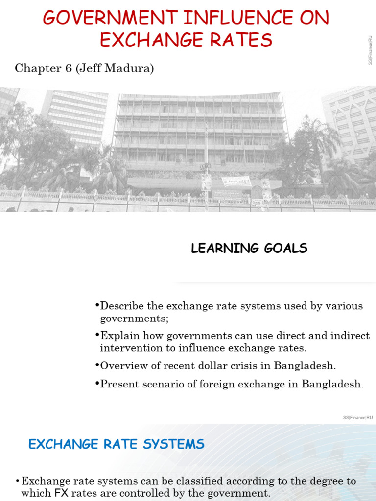 Government Impact on Exchange Rates | PDF | Exchange Rate | Finance ...