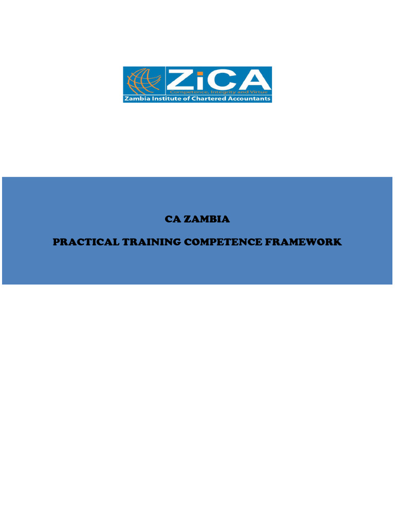 Practical Training Competence Framework | PDF