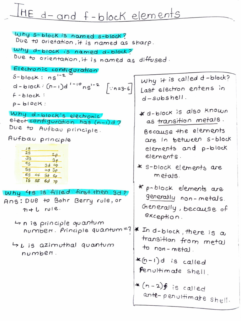 Chem Notes Pdf
