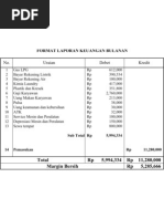 Download Format Laporan Keuangan Bulanan by Faisal Safa SN77124056 doc pdf