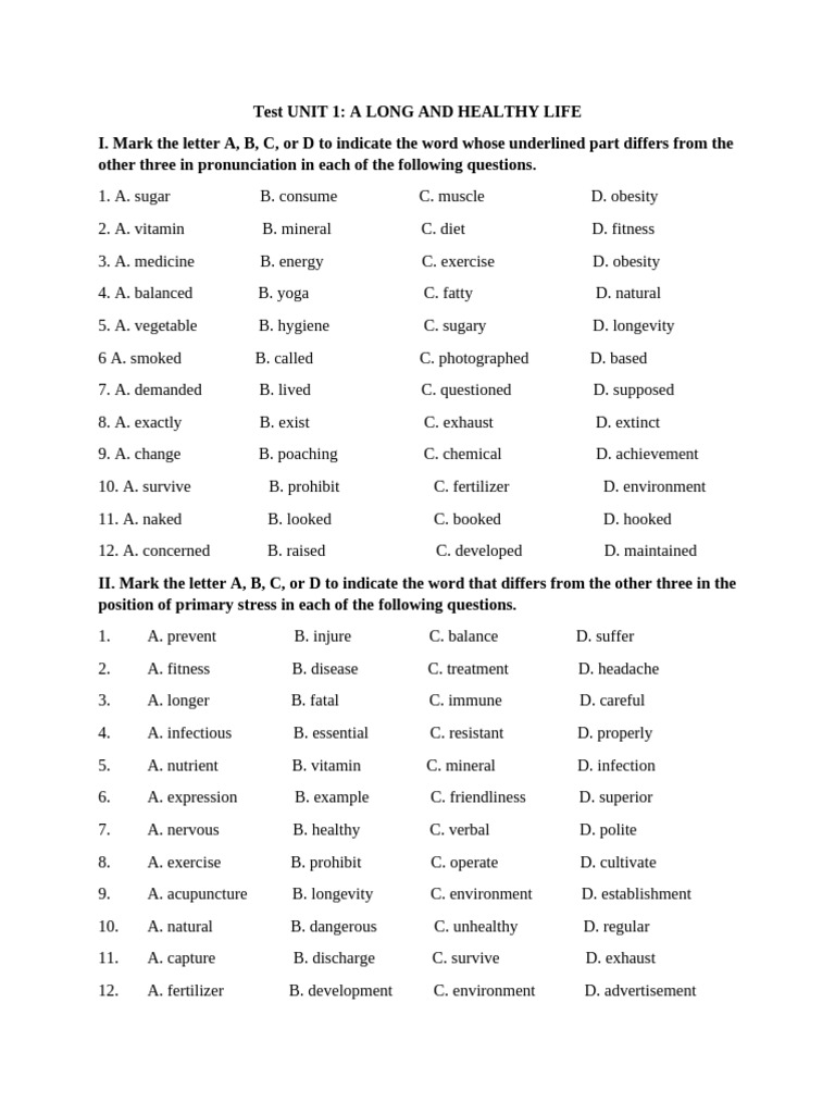 Test UNIT 1 Global | PDF