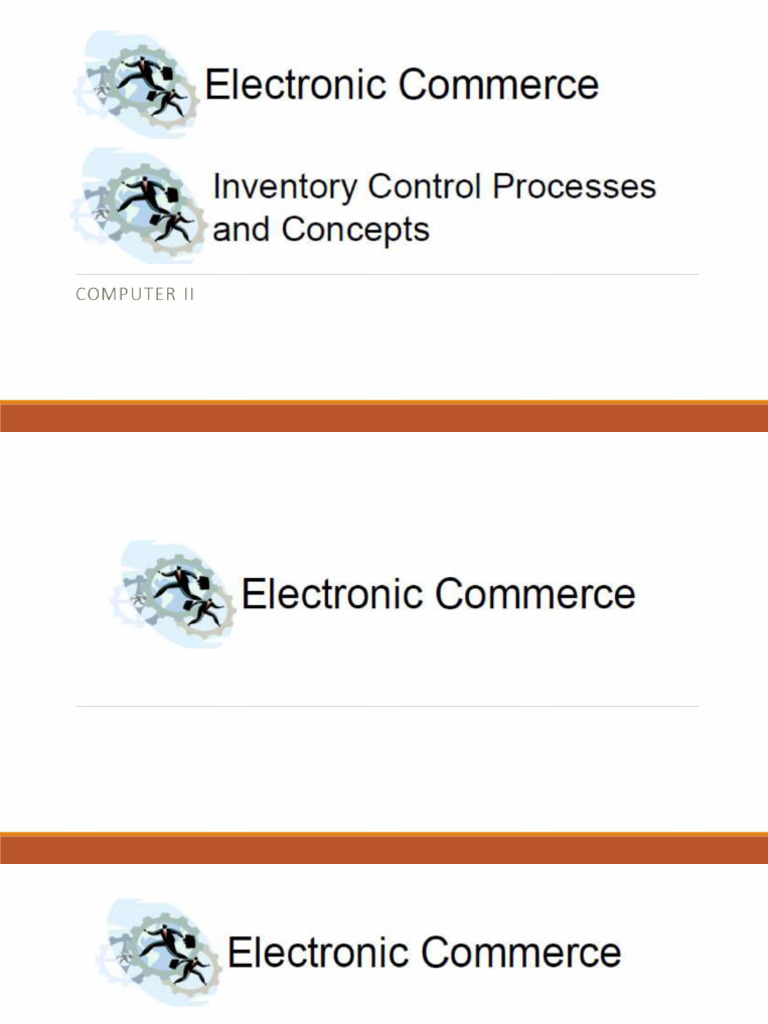 Topic 4-5 Electronic-Commerce-and-Inventory-System | PDF