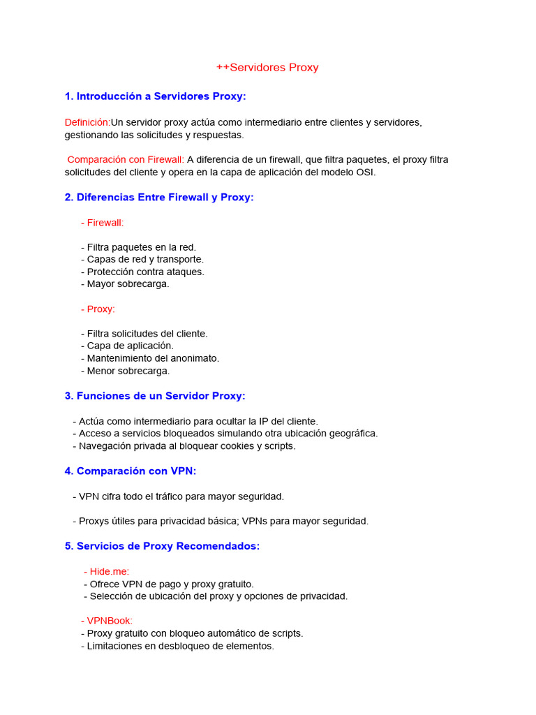 Proxy y Cache | PDF