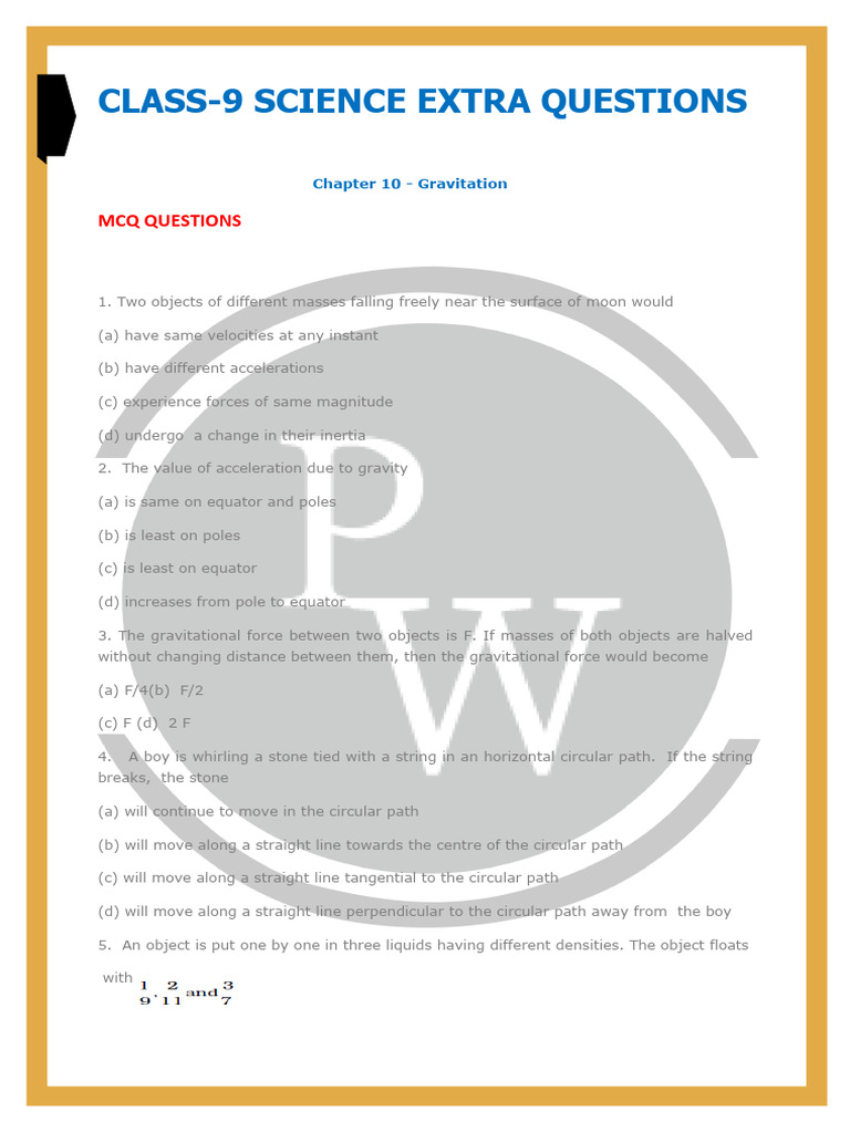Class 9 | PDF