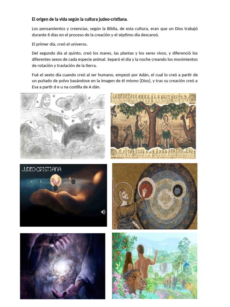 Las Teorias Del Origen de La Vida | PDF | Evolución | Universo