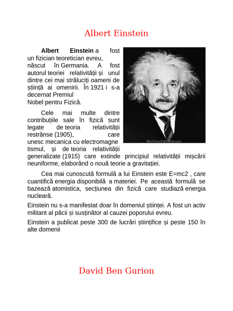 Albert Einstein | PDF