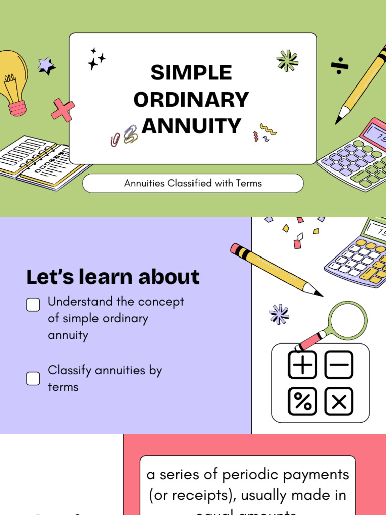 Annuity Classified by Terms 2 | PDF