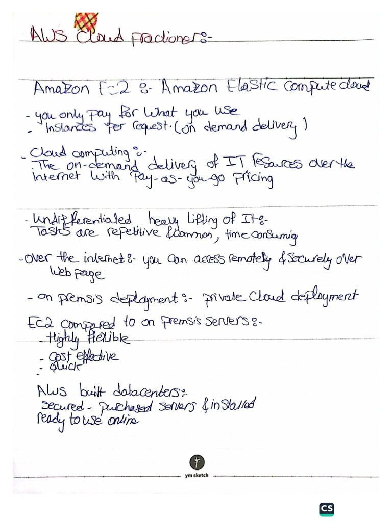 AWS Cloud Practioner Notes | PDF