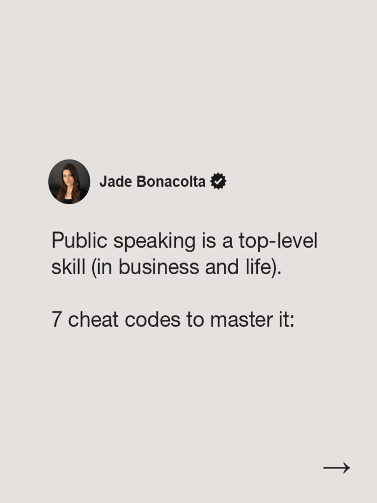 Public Speaking Is A Top-Level Skill (In Business and Life) - 7 Cheat ...
