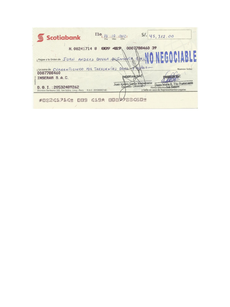 Cheque Jadb | PDF