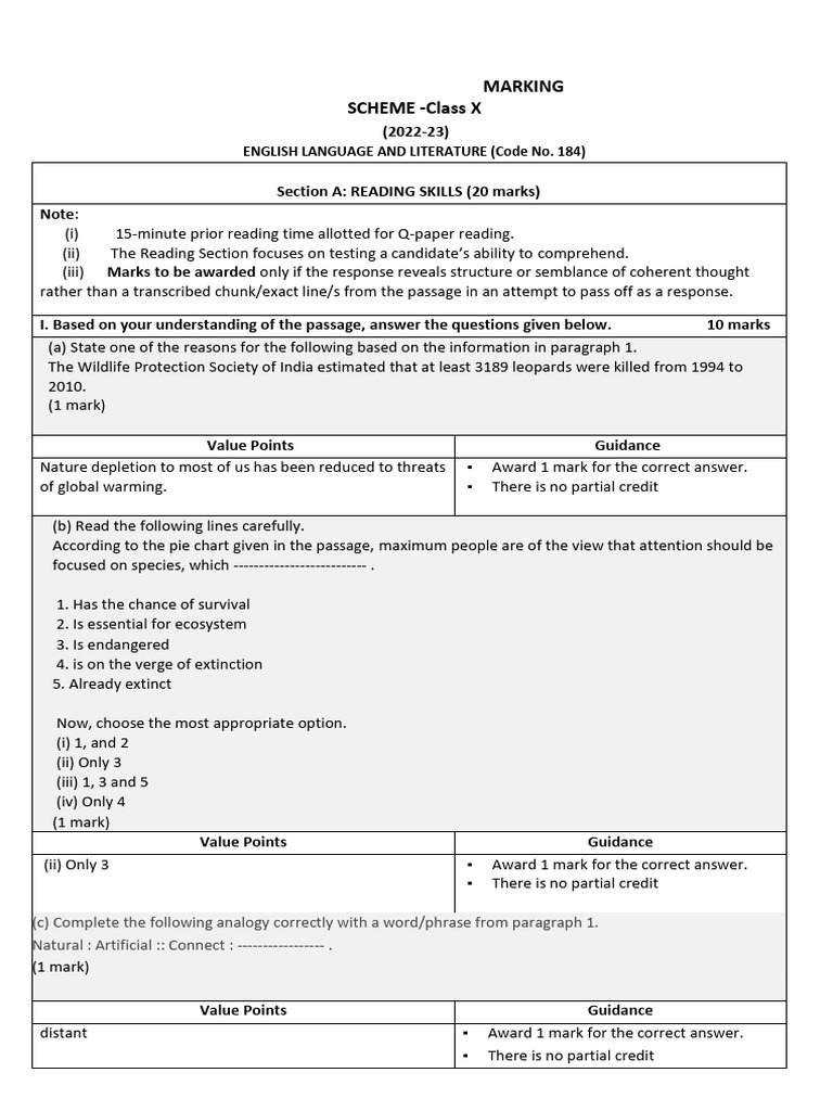Set 2 - EnglishL-MS - Answer Key | PDF