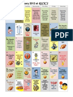 Calendar January 2012 PDF