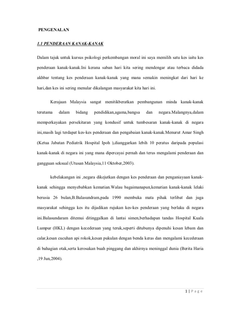 Kes Penderaan Dan Teori Moral  PDF
