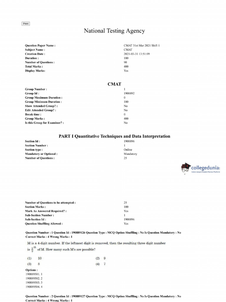 Test Series | PDF
