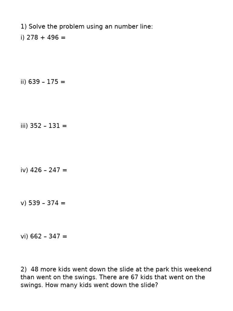 Anvika Math Word Problems13th 14th 15th Feb | PDF