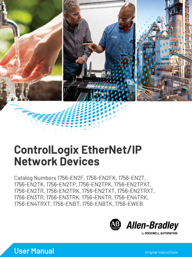 Controllogix Ethernet/Ip Network Devices: User Manual | PDF