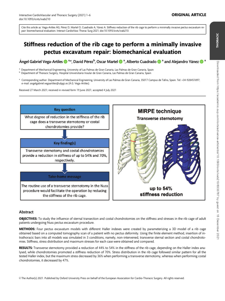 Vega, A. 2021 - Stiffness Reduction of The Rib Cage To Perform A ...