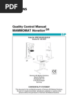 Download Siemens MAMMOMAT Novation DR Quality Control Manual by tony8203 SN77131787 doc pdf