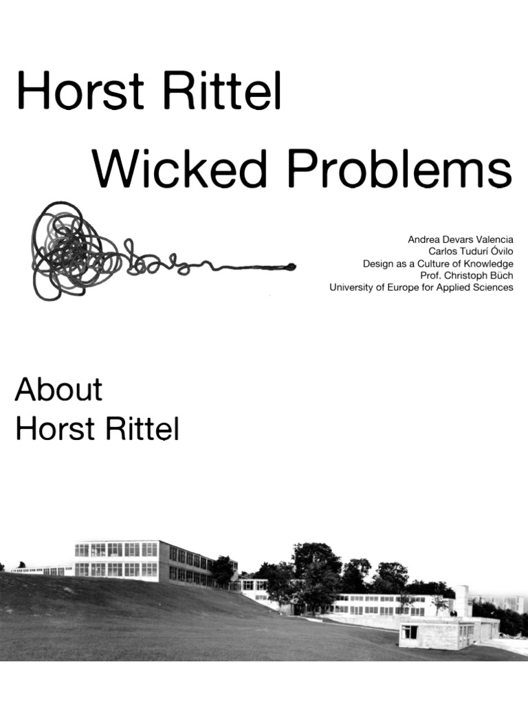 Horst Rittel | PDF