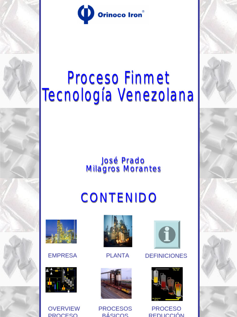 Proceso Finmet Tecnología Venezolana | PDF | Gases | Motor a reacción
