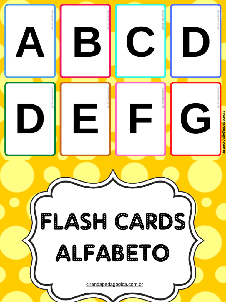 Flash Cards Alfabeto 1 | PDF