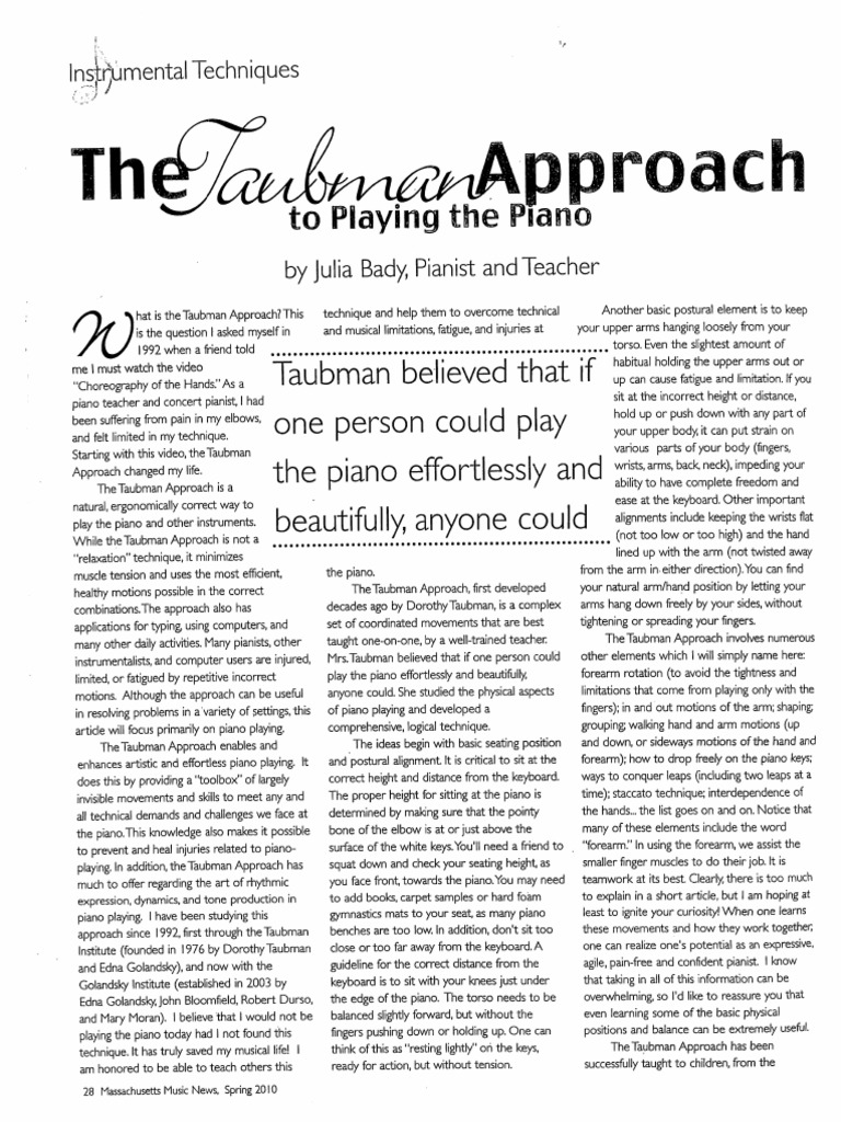Taubman pdf
